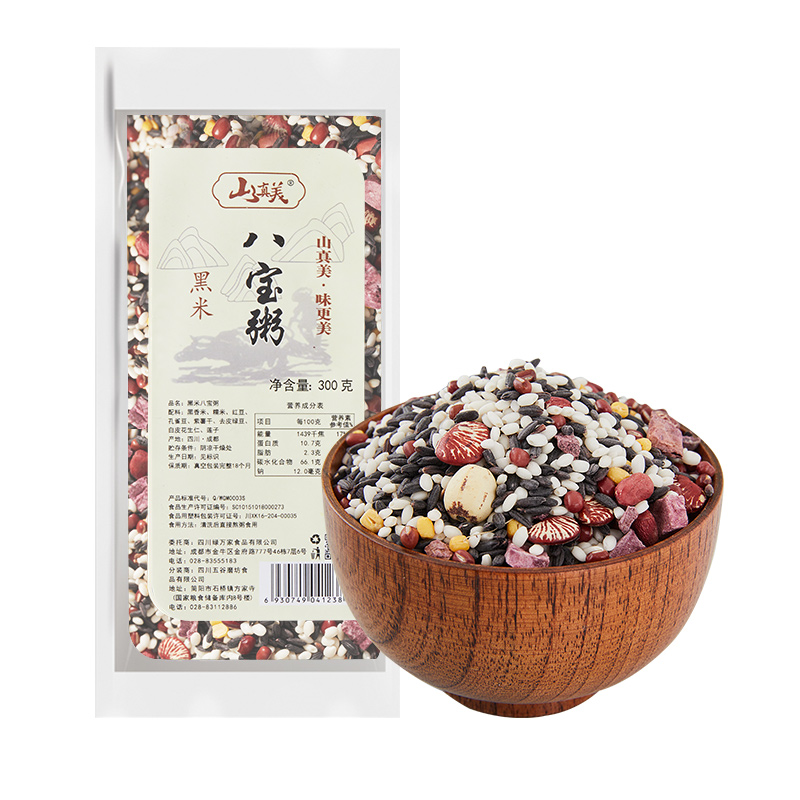 山真美山真美黑米八寶粥300g